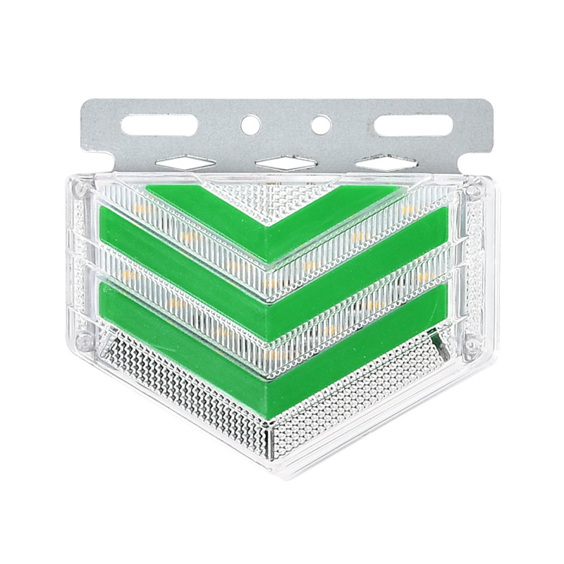 24V LED bočno svjetlo za kamione, V-oblik s tri strane