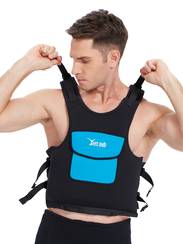 Спасителен жилет за възрастни за каяк, ветроходство и риболов — Yon Sub, EPE materiaal, голям джоб с капак