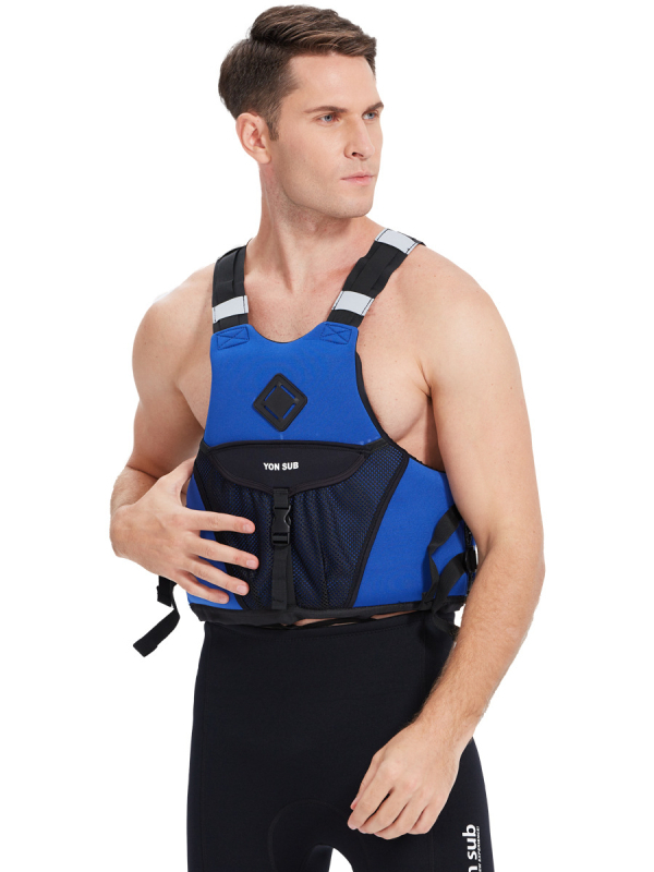 Спасителен жилет за възрастни за каяк, ветроходство и риболов — Yon Sub, EPE materiaal, голям джоб с капак