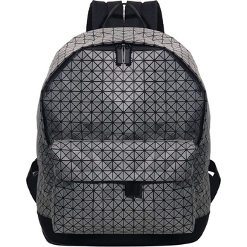 Geometrijski ruksak s uzorkom, PVC, kapacitet 20–35 L, unisex, kompatibilan s 12-inčnim prijenosnim računalom, za rekreacijska putovanja