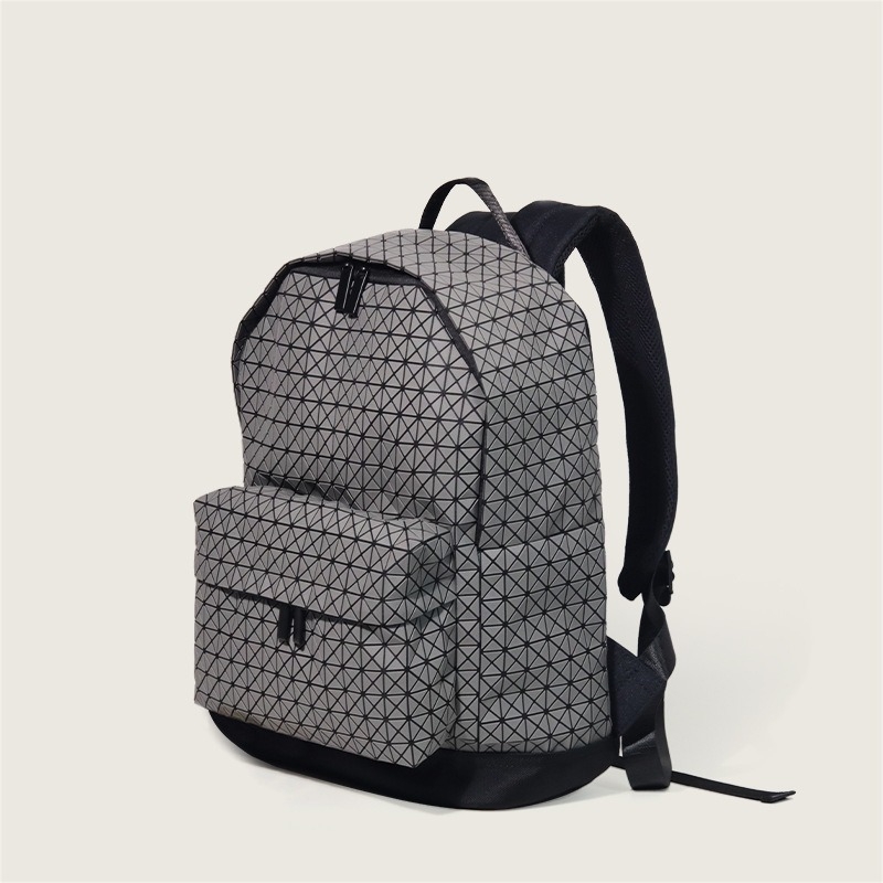 Geometrijski ruksak s uzorkom, PVC, kapacitet 20–35 L, unisex, kompatibilan s 12-inčnim prijenosnim računalom, za rekreacijska putovanja