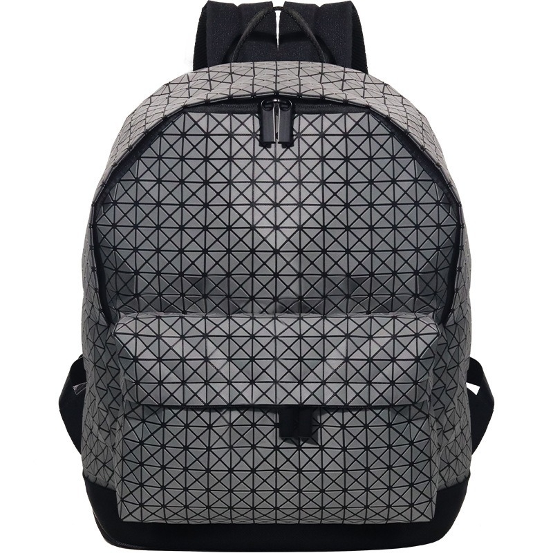 Geometrijski ruksak s uzorkom, PVC, kapacitet 20–35 L, unisex, kompatibilan s 12-inčnim prijenosnim računalom, za rekreacijska putovanja