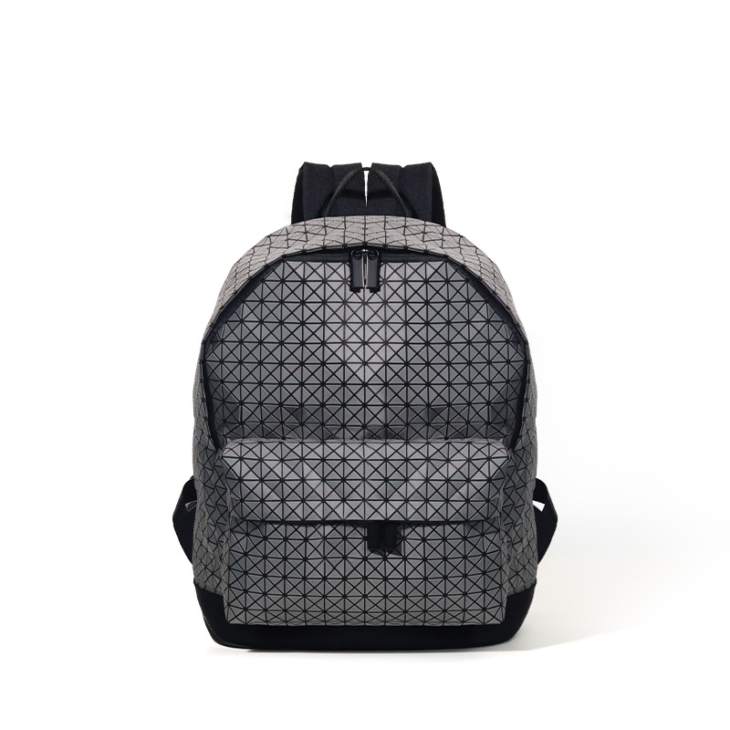 Geometrijski ruksak s uzorkom, PVC, kapacitet 20–35 L, unisex, kompatibilan s 12-inčnim prijenosnim računalom, za rekreacijska putovanja