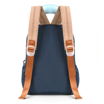 Dječji patchwork ruksak s rameni remenima s zračnim jastučićem, od Oxford platna, patchwork uzorak, za vrtić
