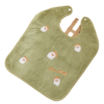 Детски биб за лице и миене с кърпа; памук-смесена тъкан, полиестерни влакна, водопоглъщащ, мултифункционален биб