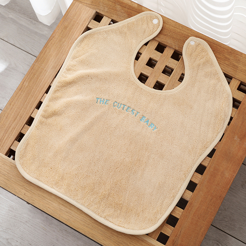 Детски биб за лице и миене с кърпа; памук-смесена тъкан, полиестерни влакна, водопоглъщащ, мултифункционален биб