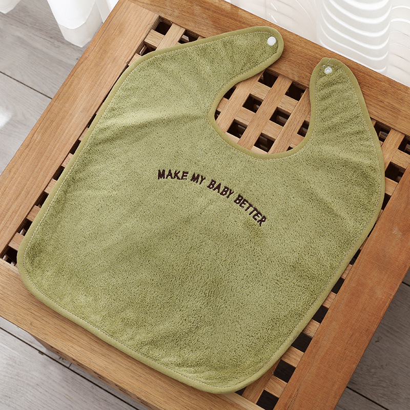 Детски биб за лице и миене с кърпа; памук-смесена тъкан, полиестерни влакна, водопоглъщащ, мултифункционален биб