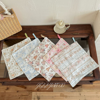 JOEMEGA Бебешка квадратна кърпа — памучна марля, абсорбираща вода, принтове с животни/карикатури/цветя, подходяща за бебета и деца до 6 години