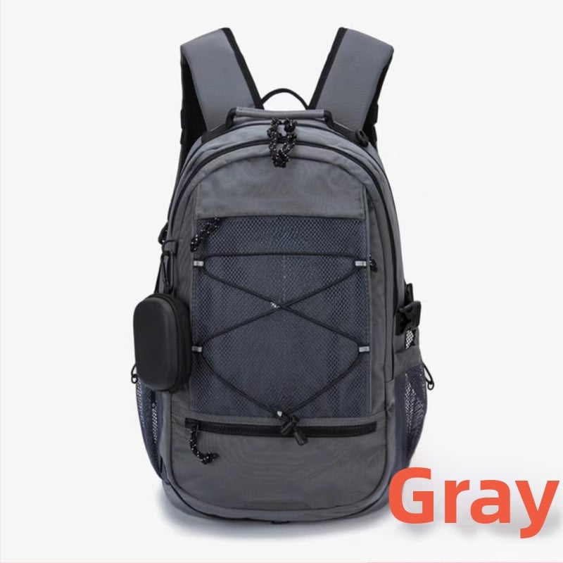 Nylonový školský batoh s kapacitou 20–35 L, pre 17-palcový notebook, ergonomický chrbát, priedušný, nepremokavý a odolný voči opotrebeniu