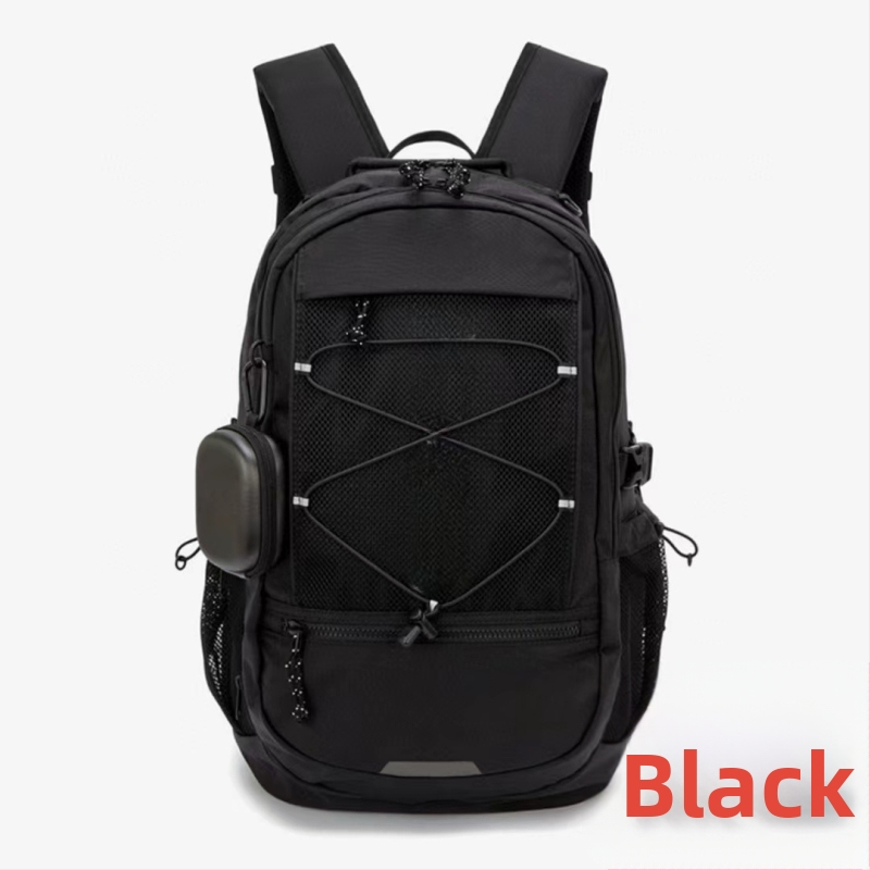 Nylonový školský batoh s kapacitou 20–35 L, pre 17-palcový notebook, ergonomický chrbát, priedušný, nepremokavý a odolný voči opotrebeniu