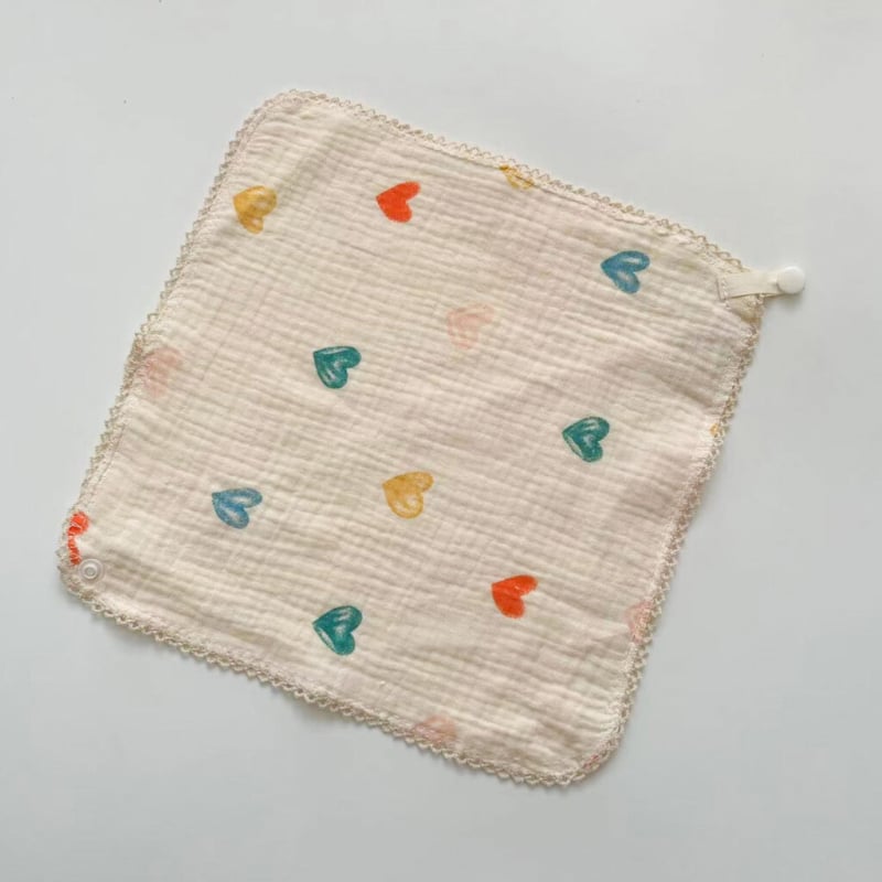 Двуфункционална триъгълна бебешка лигавник и кърпа за лице – марля и памук, висока попивност, мека, за деца 1–3 години