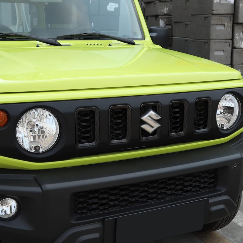 Prednji dekorativni prsten za rešetku za Suzuki Jimny JB64/JB74 — ABS plast; ugradnja na branik; kompatibilni modeli JB64/JB74; godine 2019–2021; JK1998