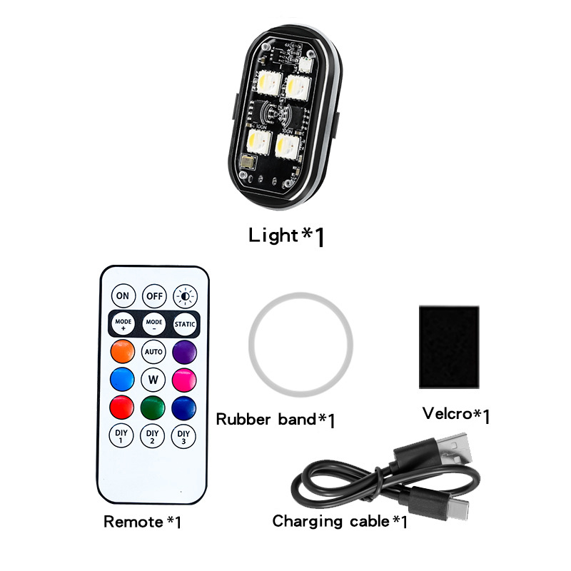 Bežično svjetlo za bespilotne letjelice – GD-aircraft light, 3W, 5V, 1A