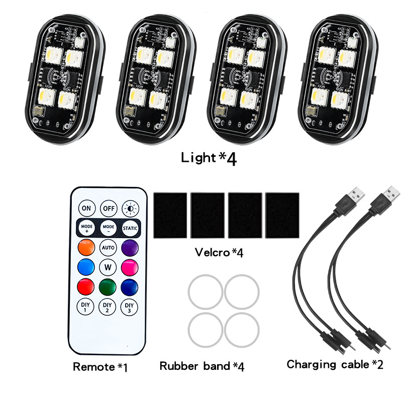 Bežično svjetlo za bespilotne letjelice – GD-aircraft light, 3W, 5V, 1A
