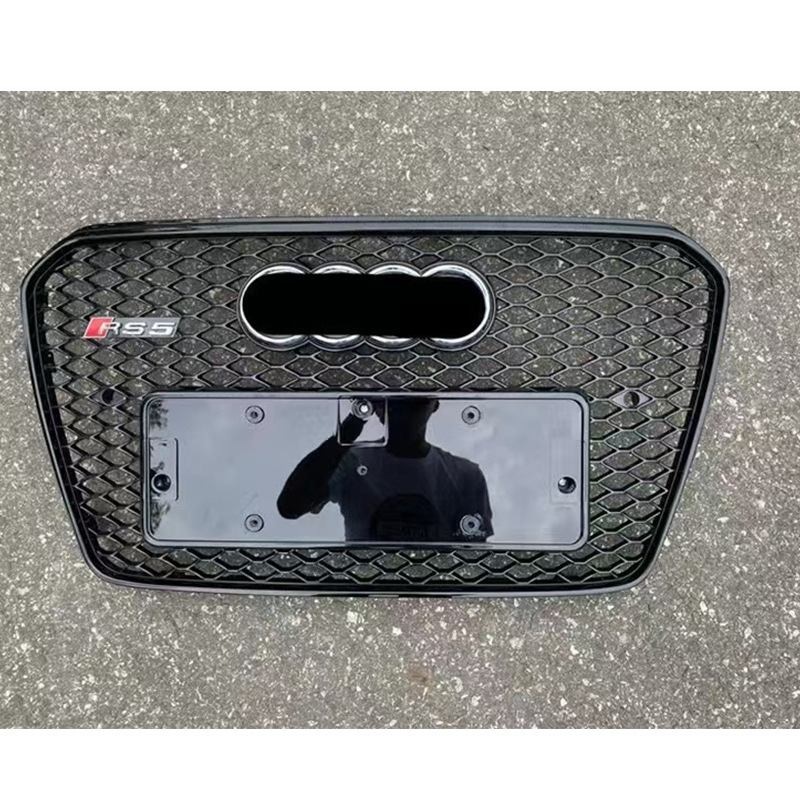 RS5 stil honeycomb rešetka za prednji branik Audi A5 – ABS plast, modeli 2012-2016