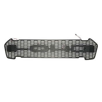 Prednja rešetka za Ford Ranger T7 s LED-om, ABS plastika, ne-destruktivna montaža, za modele 2015–2018.