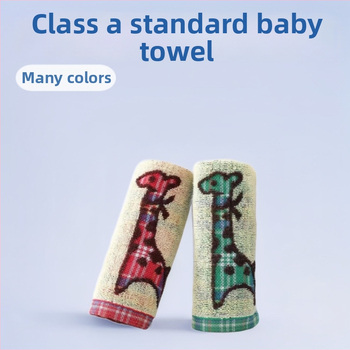 Állatos mesefigurás babatörölköző - 100% pamut, márka King Shore/Gold Number, 40 szál, széles szövési folyamat