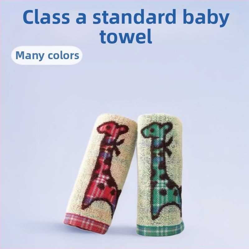 Állatos mesefigurás babatörölköző - 100% pamut, márka King Shore/Gold Number, 40 szál, széles szövési folyamat