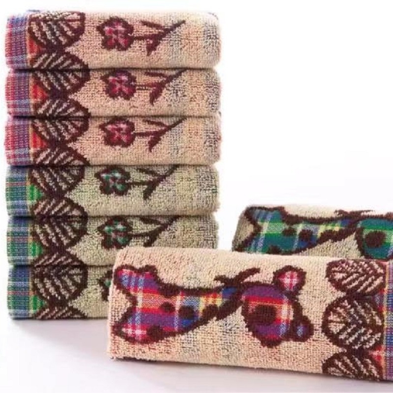 Állatos mesefigurás babatörölköző - 100% pamut, márka King Shore/Gold Number, 40 szál, széles szövési folyamat