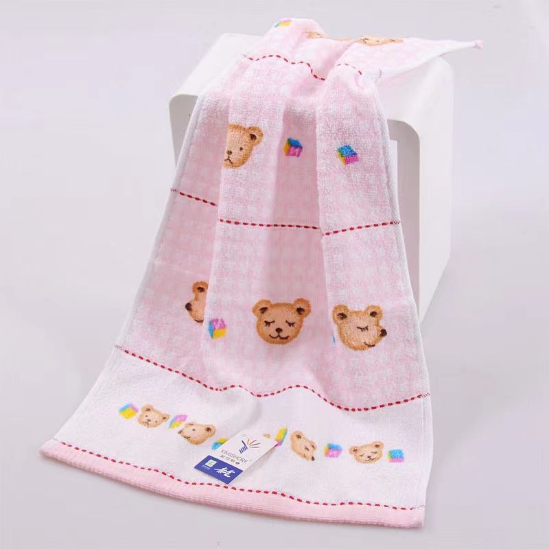 Állatos mesefigurás babatörölköző - 100% pamut, márka King Shore/Gold Number, 40 szál, széles szövési folyamat