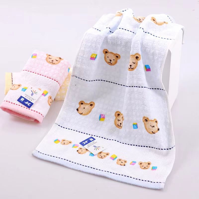 Állatos mesefigurás babatörölköző - 100% pamut, márka King Shore/Gold Number, 40 szál, széles szövési folyamat