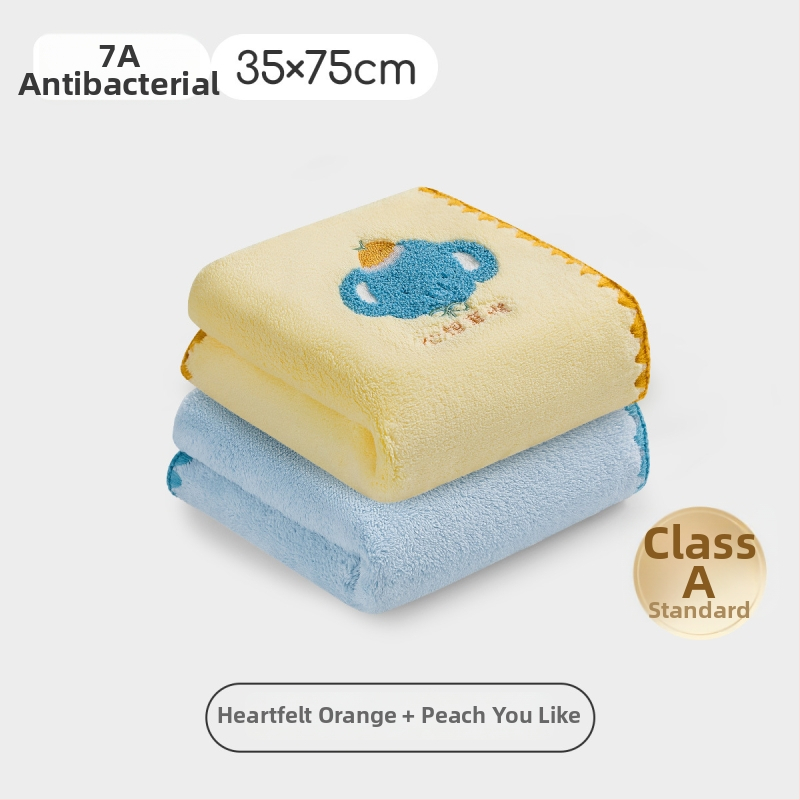 Детска антибактериална кърпа с карикатурен принт – мека и абсорбираща кърпа за лице и ръце за деца на възраст 1–3 години