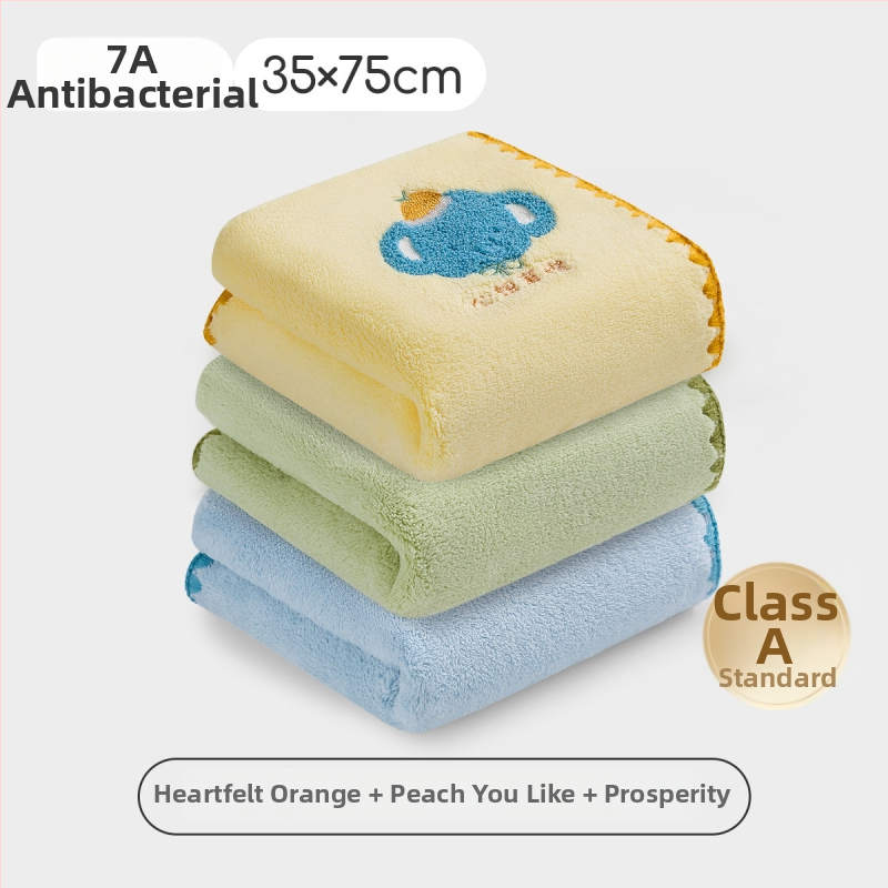 Детска антибактериална кърпа с карикатурен принт – мека и абсорбираща кърпа за лице и ръце за деца на възраст 1–3 години