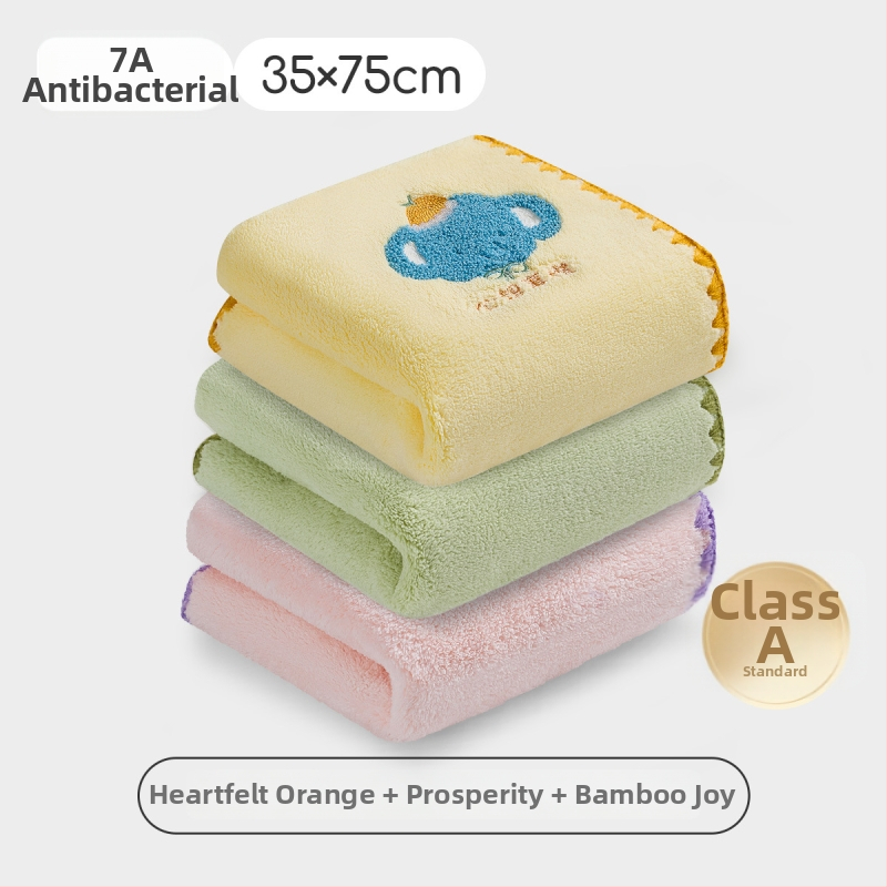 Детска антибактериална кърпа с карикатурен принт – мека и абсорбираща кърпа за лице и ръце за деца на възраст 1–3 години