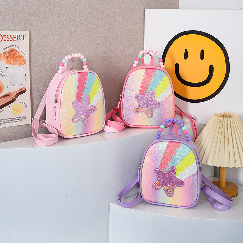 Dječja crossbody torba – PU materijal, vodootporna, ultralak i otporna, dječji i sladak stil, lukasti remen preko ramena, pogodna za školu.