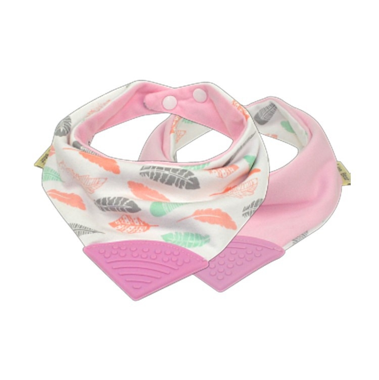 Бебешки триъгълен лигавник със зъбче, дишащ памучен газов плат над 95% памук, модел животни, водоустойчив джоб, подходящ за деца 0–3 години