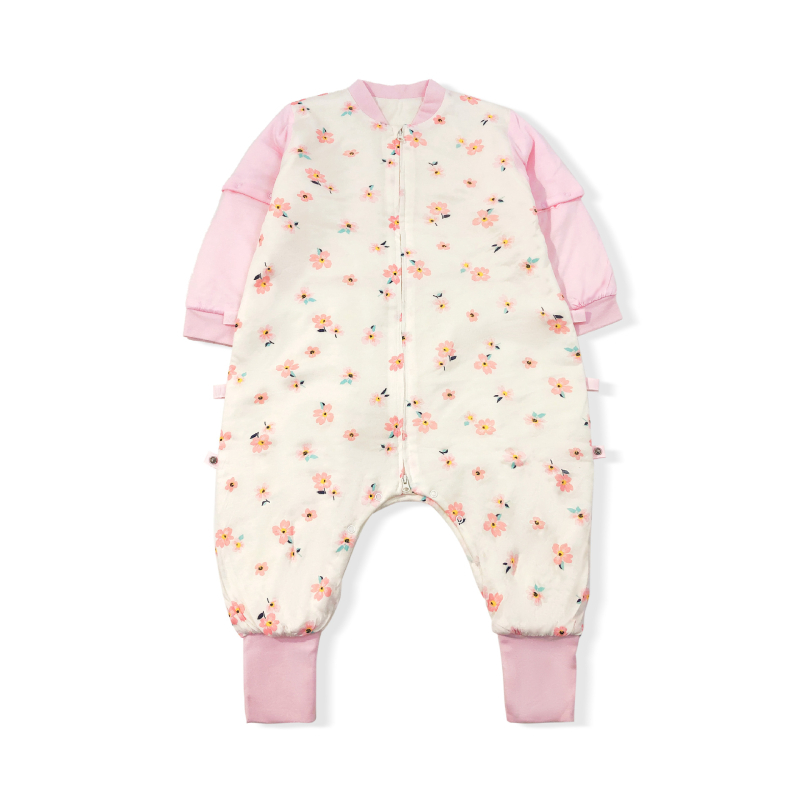 Uniszex csecsemő téli pamut-keverék öltözet cipzárral, vastag és meleg, rajzfilm mintával, 1–3 éves korosztálynak