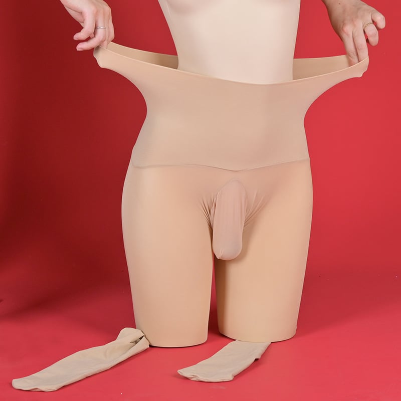 Bezšivne leggings od velura za cross-dressing s podizanjem stražnjice, srednja gustoća, najlon 80-90%