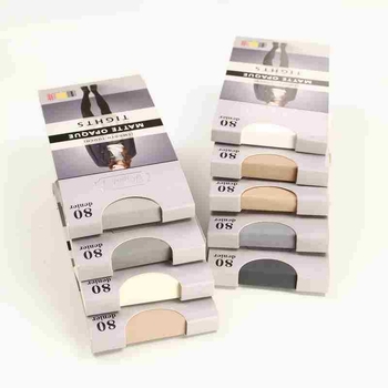 Pantyhose od velura s mat završnim slojem 80D, srednje debljine, najlon smjesa, jedinstven uzorak
