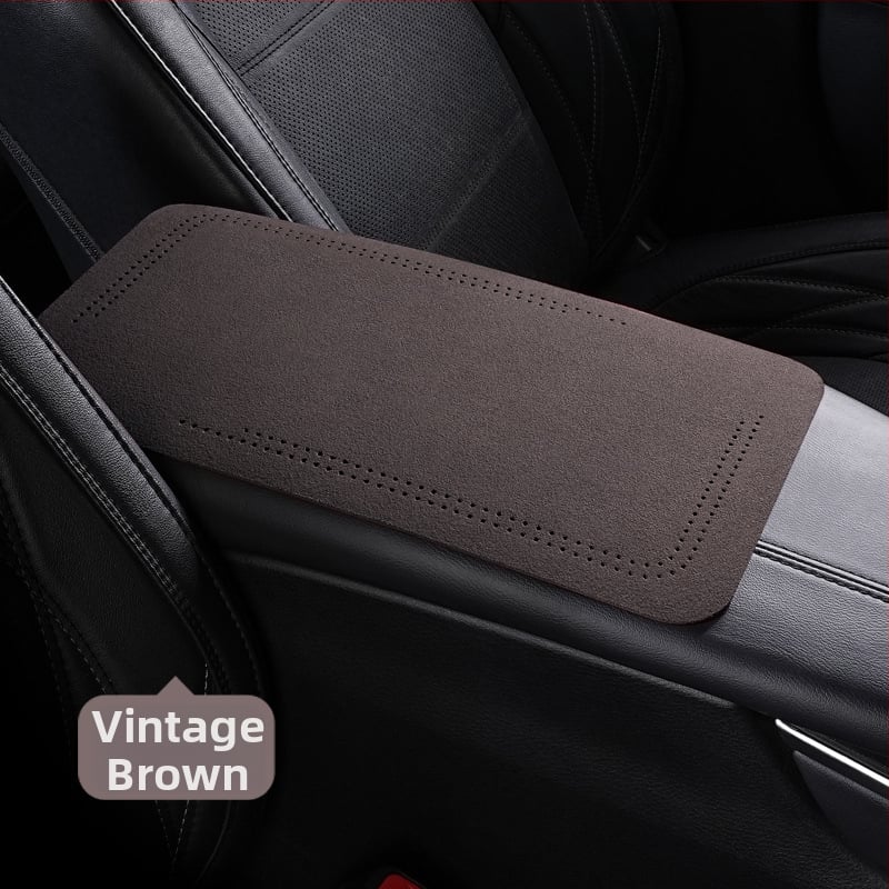 Semiš podložak za središnji pretinac automobila, zaštitni jastuk za lakat, univerzalno za sve sezone, unutarnji auto dodatak, veličina 19×32 cm