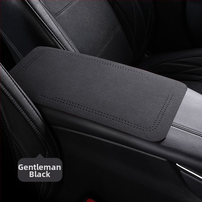 Semiš podložak za središnji pretinac automobila, zaštitni jastuk za lakat, univerzalno za sve sezone, unutarnji auto dodatak, veličina 19×32 cm