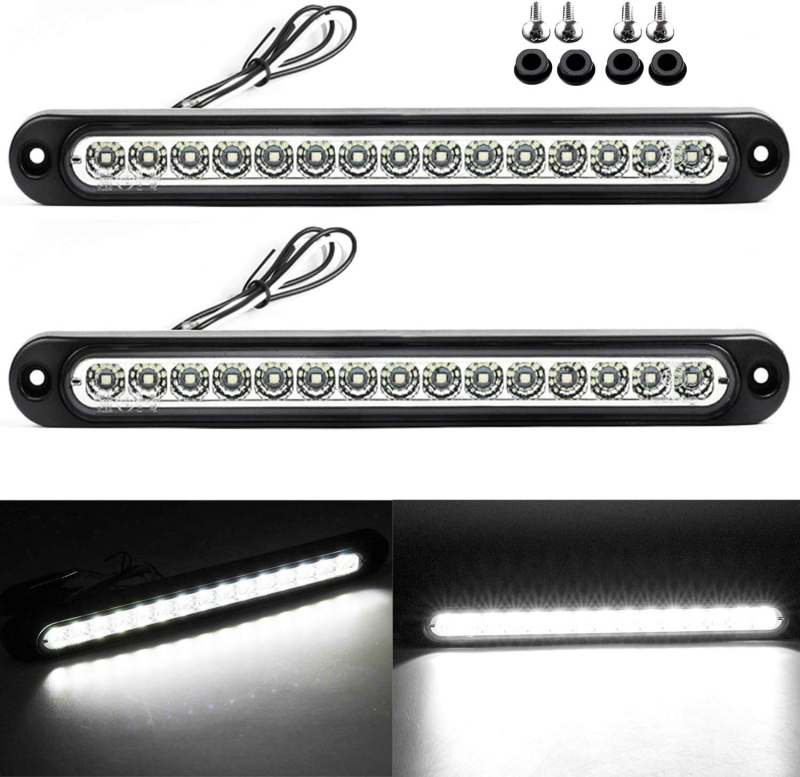 15-LED stražnja svjetiljka za vozila 12–24V, univerzalna ugradnja — 0,2 W, 500 lm, 6000 K, 50 000 h vijek trajanja