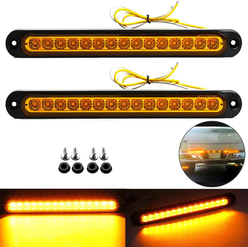 15-LED stražnja svjetiljka za vozila 12–24V, univerzalna ugradnja — 0,2 W, 500 lm, 6000 K, 50 000 h vijek trajanja
