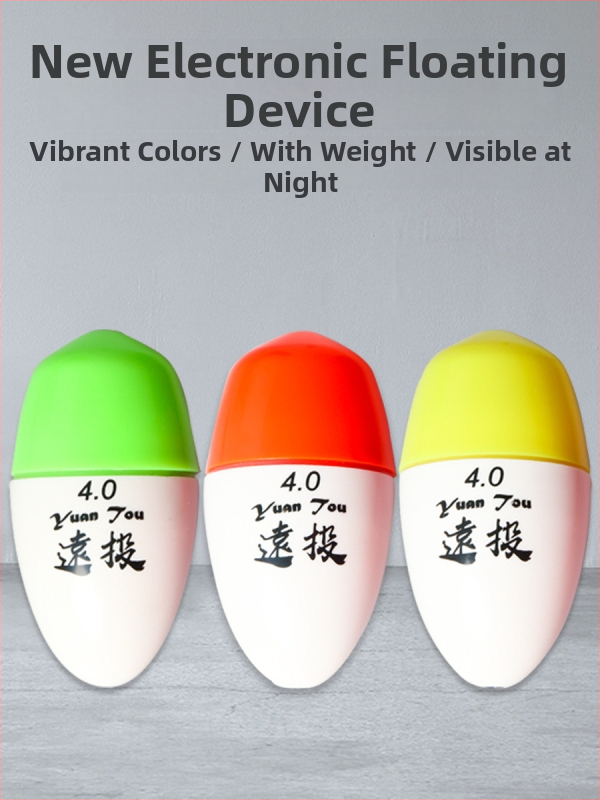 Plutitor de pescuit din plastic pentru aruncări lungi în pescuitul maritim, luminescent