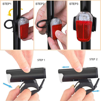 Ambusher Prednje svjetlo za bicikl USB punjenje STVZO certificirano MTB