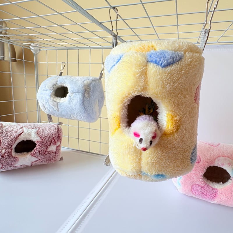 Hamsterovo viseće gnijezdo od tekstila – za četiri godišnja doba, pogodno za hrčka