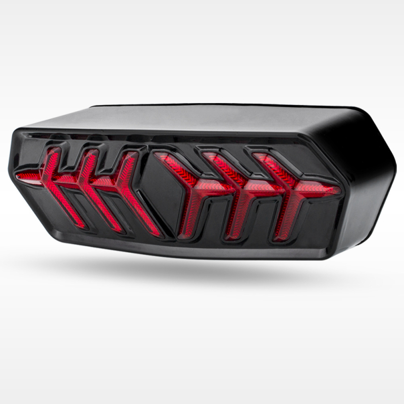 LED integrirana stražnja svjetiljka za Honda MSX125, GROM125, CB650F, CBR650, CTX700 – stil riblje kosti