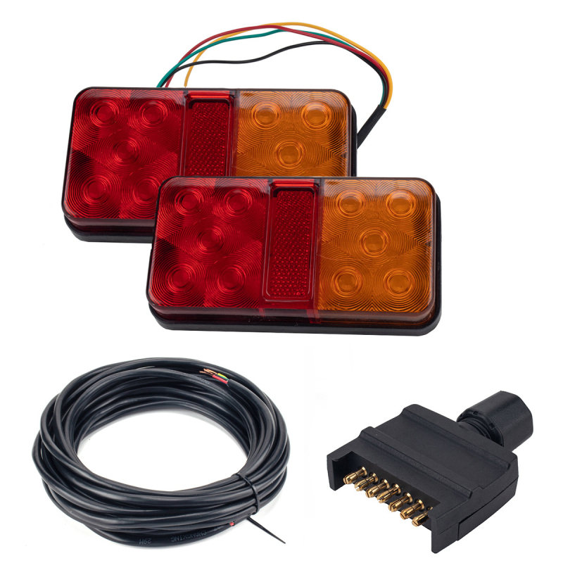 LED stražnje svjetlo za kamione i prikolice, 12V, 2W, model A4086-A4087-A4132-A4133-A4134-A4135-A4136-A4138, IQIHUI