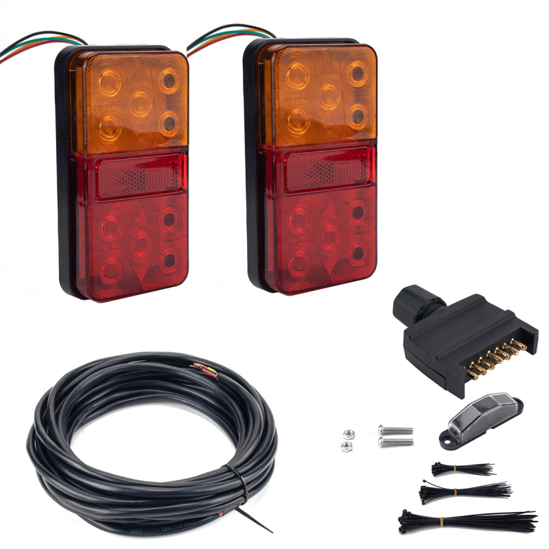 LED stražnje svjetlo za kamione i prikolice, 12V, 2W, model A4086-A4087-A4132-A4133-A4134-A4135-A4136-A4138, IQIHUI