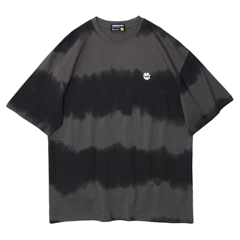 Muška pamučna majica s tie-dye printom, labav kroj, kratkim rukavima