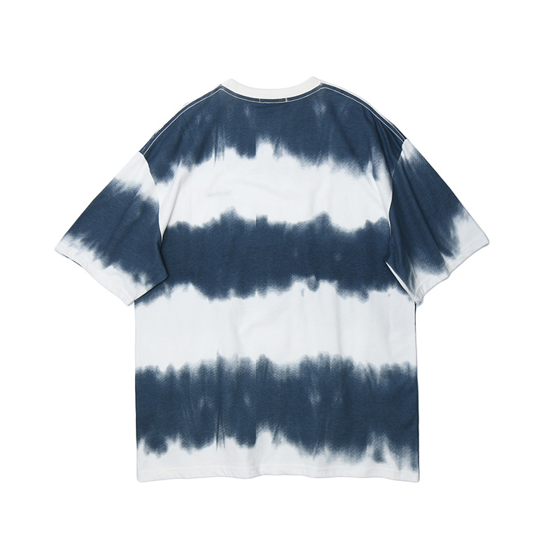 Muška pamučna majica s tie-dye printom, labav kroj, kratkim rukavima
