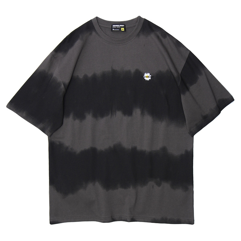 Muška pamučna majica s tie-dye printom, labav kroj, kratkim rukavima
