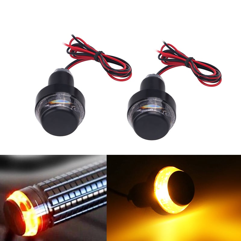 Svjetlo indikatora smjera na upravljaču motocikla, 12 LED dvobojno, 12V, 2835SMD, 7500K/3000K, model BLD