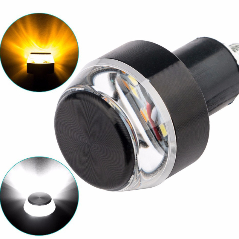 Svjetlo indikatora smjera na upravljaču motocikla, 12 LED dvobojno, 12V, 2835SMD, 7500K/3000K, model BLD