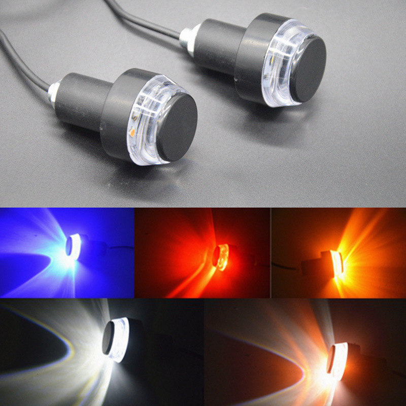 Svjetlo indikatora smjera na upravljaču motocikla, 12 LED dvobojno, 12V, 2835SMD, 7500K/3000K, model BLD