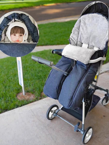 Spavaća vreća za bebe i malu djecu s zaštitnim pokrovima za stopala, debela izolacija, podstava od koralnog fleecea, punjenje šupljom pamukom, za jesen-zimu